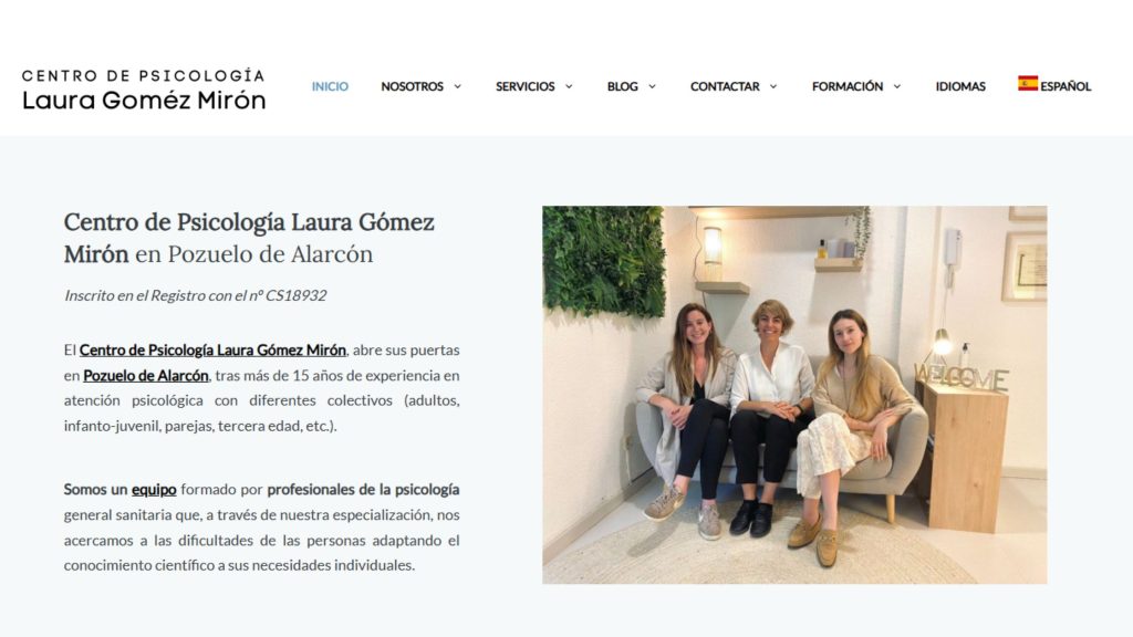 Centro de Psicología Laura Gómez Mirón en Pozuelo de Alarcón